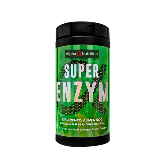 Super Enzym Enzimas digestivas Alpha 500mg c/60 caps