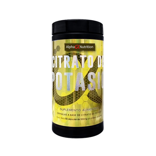 Citrato de Potasio Alpha 500mg c/60 caps